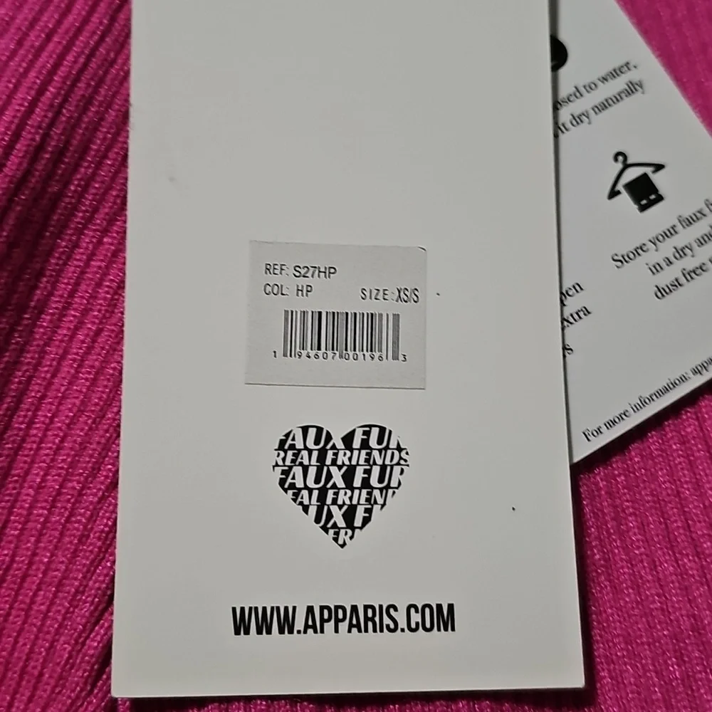 Apparis Hot Pink Ribbed‎ Bike Shorts